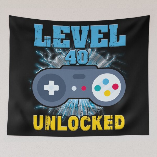 Item preview, Level 40 Unlocked | Gift ideas for gamer dads designed and sold by Desibeau.