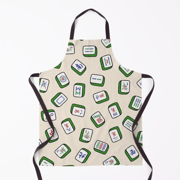 Item preview, Scattered Mahjong Game Tiles in Ivory Cream Background. It's Mahjong Time! designed and sold by teeworthy.