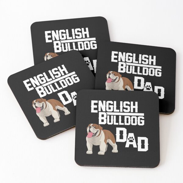Item preview, English Bulldog Dad Dog Fathers Day designed and sold by vincentalan.