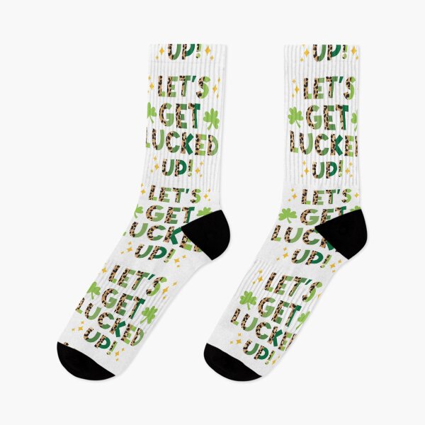 Item preview, Let's Get Lucked Up designed and sold by HappyTeesCie Shop.