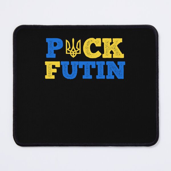 Item preview, Puck Futin - I Stand With Ukraine Puck Futin- I Stand With Ukraine -Blue And Yellow Puck Futin Class designed and sold by LorenCriswel.