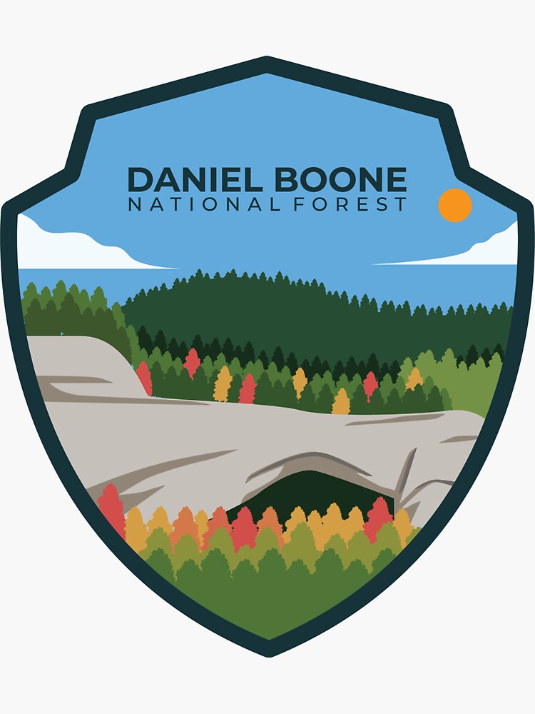 "Daniel Boone National Forest" Sticker for Sale by parkland Redbubble