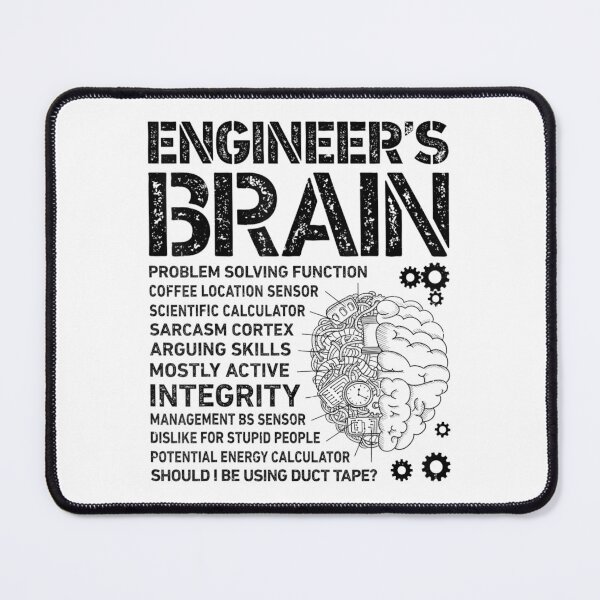 Item preview, Engineer's Brain Funny Process  designed and sold by KidGiftChoice.