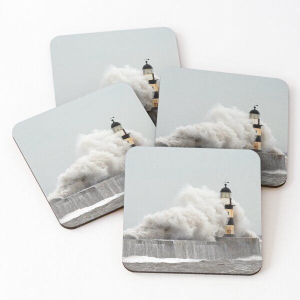 Item preview, Lighthouse Wave and Harbour designed and sold by neandercol.