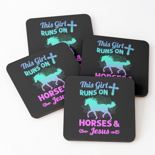 Item preview, The Girl Runs On Horse And Jesus designed and sold by shopNuNuOi.