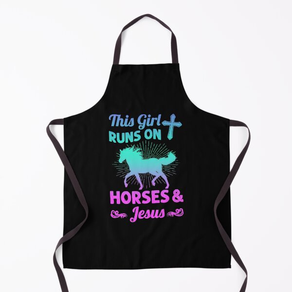 Item preview, The Girl Runs On Horse And Jesus designed and sold by shopNuNuOi.