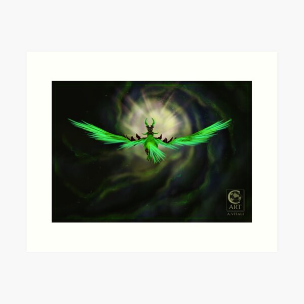 Felfire Hawk Art Print