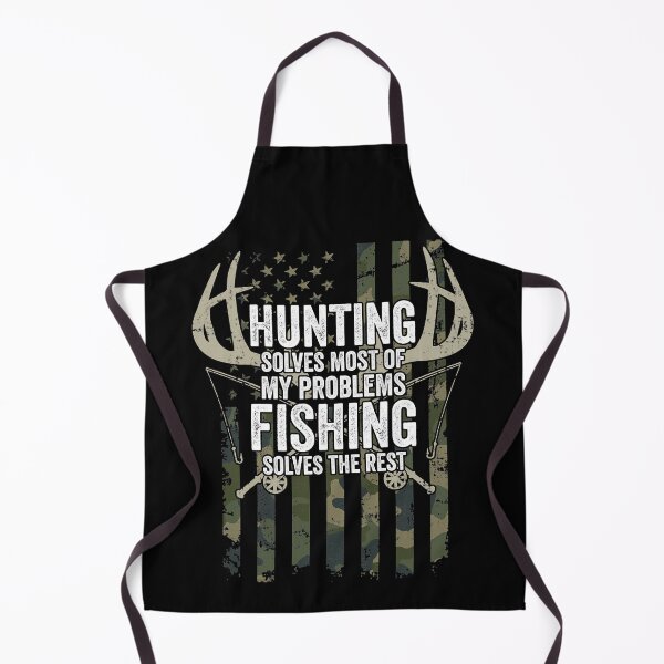 Item preview, Hunting Solves Most Of My Problems Fishing Solves The Rest designed and sold by SanaiColton.