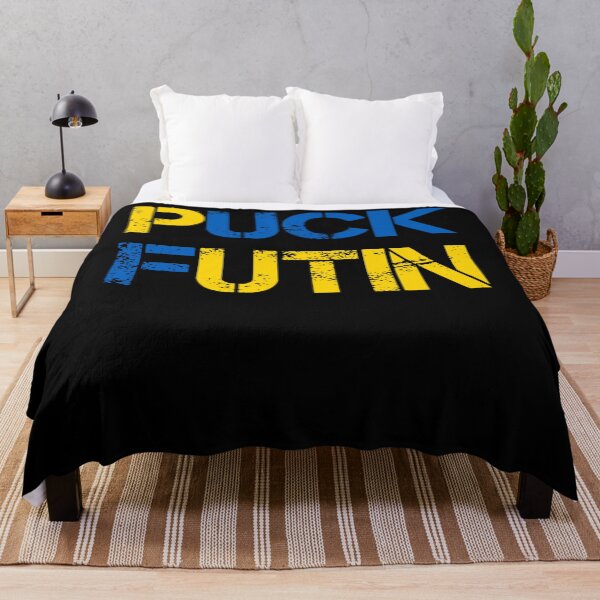 Item preview, Puck Futin, Support The Ukraine, Ukraine Flag, Free Ukraine, Ukrainian American, I Stand With Ukrain designed and sold by LorenCriswel.