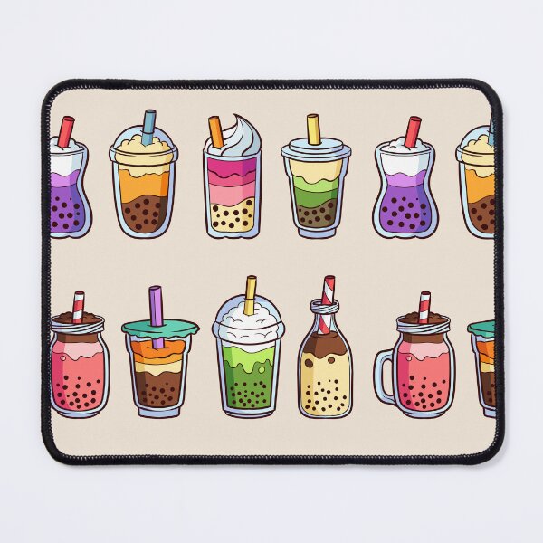 Item preview, Assorted Colorful Boba Milk Tea Set 3 designed and sold by Alicia Chee.