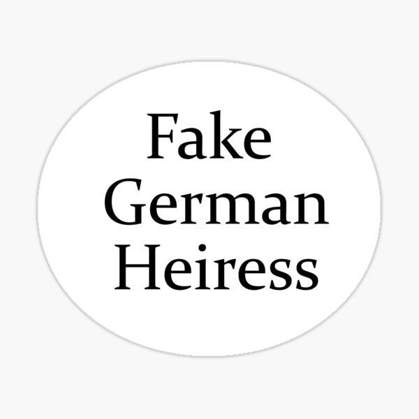 Item preview, Fake German Heiress black font designed and sold by SpringPetals.