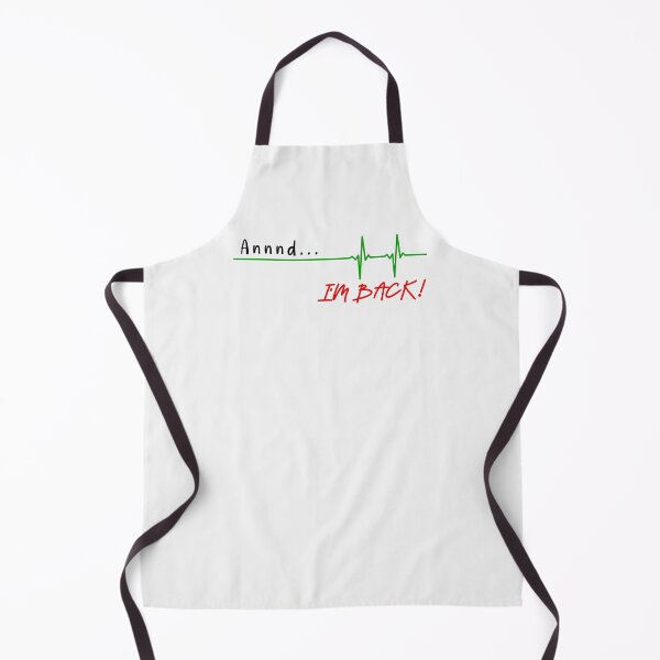 Item preview, Annnd... I'm back funny quote black font designed and sold by NerdnGeekshop.