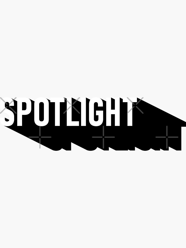 "Spotlight" Sticker by Redbubble