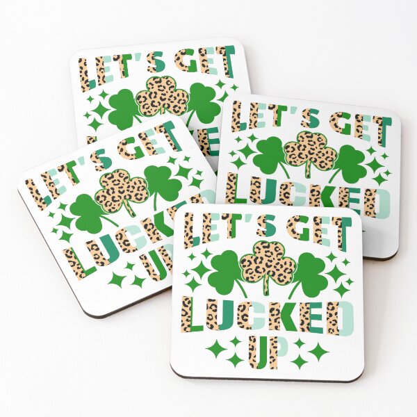 Item preview, Let's Get Lucked Up designed and sold by HappyTeesCie Shop.