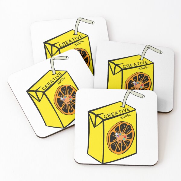 Item preview, Creative Juice Box 100% Creative Yellow Juice Box  designed and sold by CAFACES.