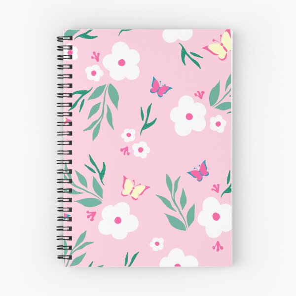 Item preview, Feminine Prints White floral with butterflies designed and sold by Pinxit-ince.
