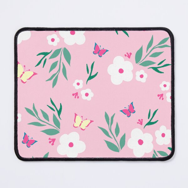 Item preview, Feminine Prints White floral with butterflies designed and sold by Pinxit-ince.