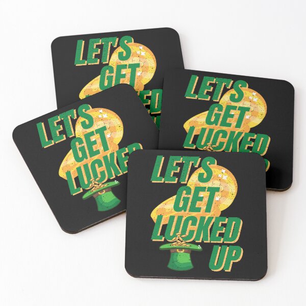 Item preview, Funny Lets Get Lucked Up St Patricks Day St Pattys Day Shamrock Saint Luck Leprechaun Race Day Lucky designed and sold by CarantinedChaos.