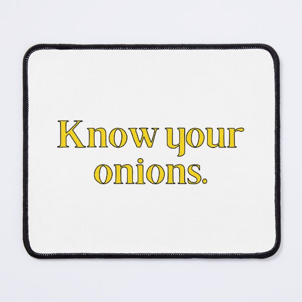 Item preview, Know Your Onions British Slang designed and sold by MSA-42.