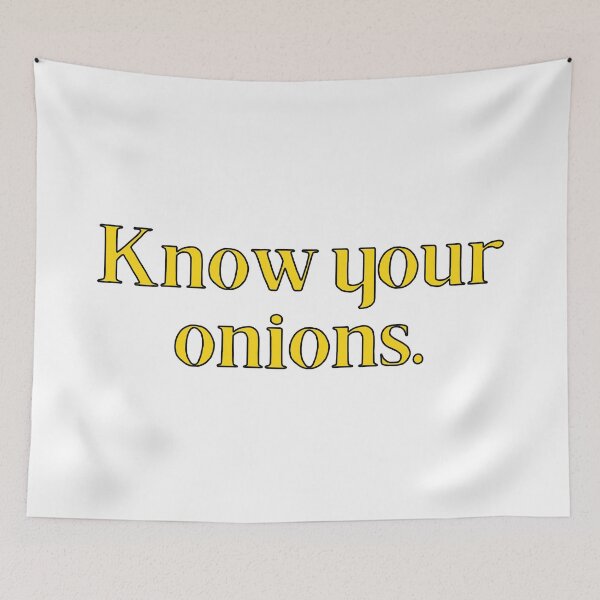 Item preview, Know Your Onions British Slang designed and sold by MSA-42.
