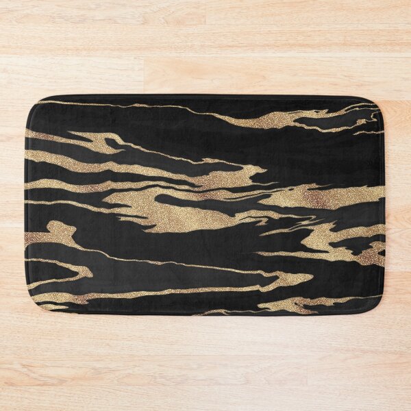 Item preview, Gold Black Marble Abstract Painting designed and sold by NdesignTrend.