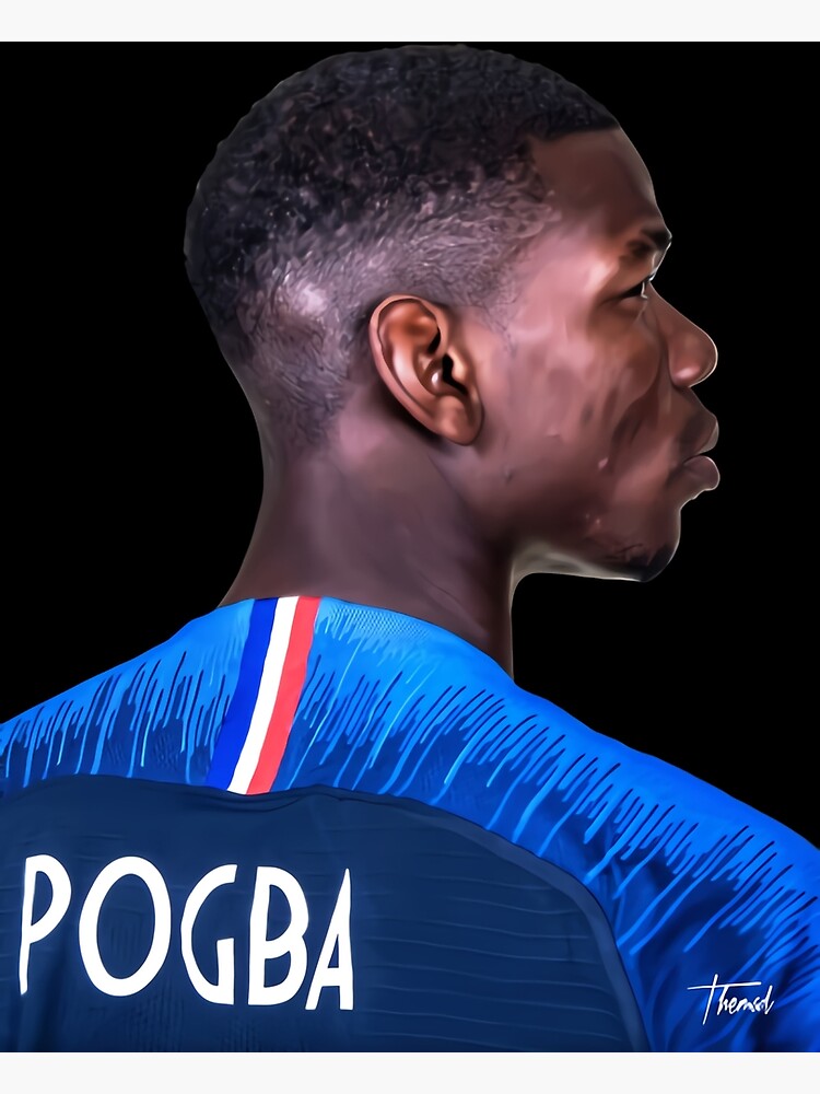 "Paul Pogba Portrait Paint" Poster for Sale by WilmaFounWTF | Redbubble