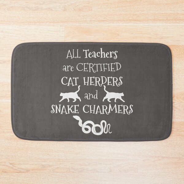 Item preview, Cat herder and snake charmer Teacher designed and sold by i-cottagedesign.