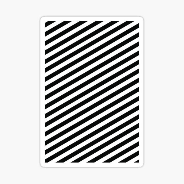 Diagonal Stripes Sticker