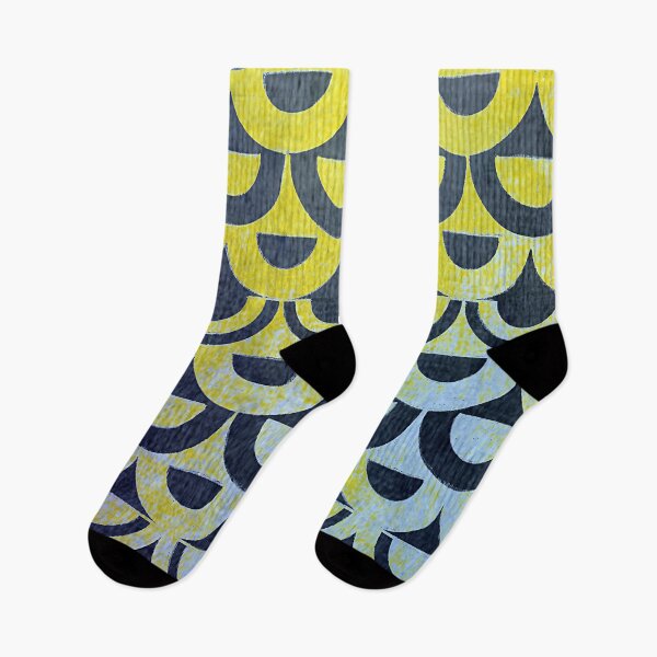 Item preview, Ornament of scales (Ornament van schubben) Yellow and Blue designed and sold by RyanCaudell.