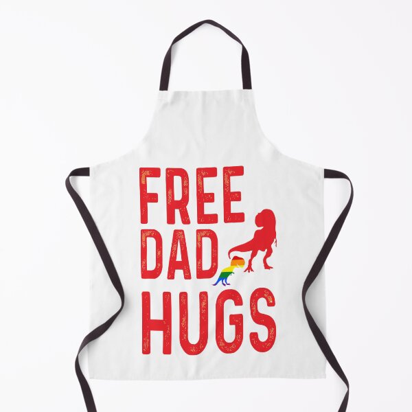 Item preview, Dinosaur Free Dad Hugs - Gay Pride designed and sold by MauveMoves.