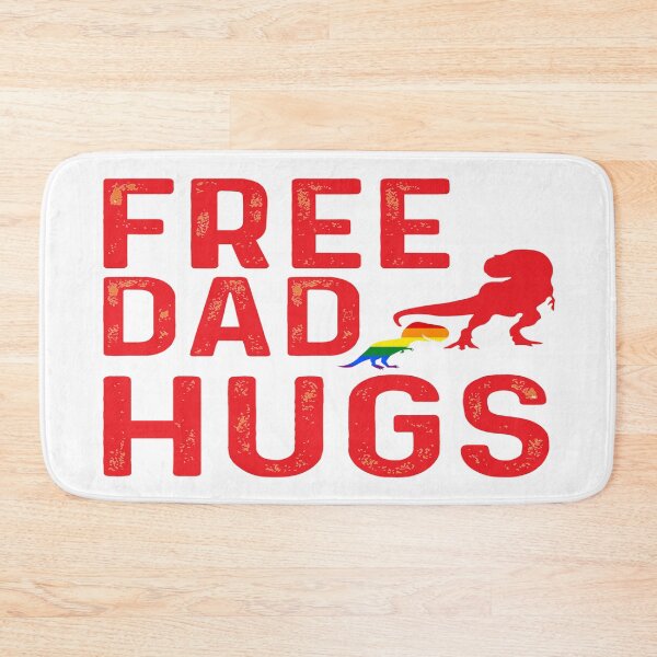 Item preview, Dinosaur Free Dad Hugs  - Gay Pride designed and sold by MauveMoves.