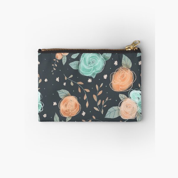 Item preview, Pink and mint muted floral pattern designed and sold by Brigidmalloy.