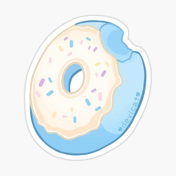 Item preview, Sprinkle Donut (Blue) • 2020 designed and sold by Devi Cat.