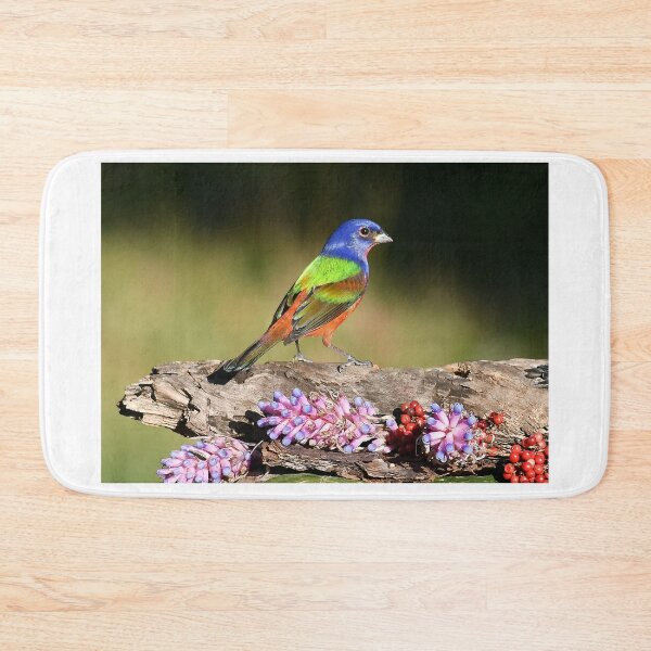 Item preview, Painted Bunting Bird Male designed and sold by candiscamera.