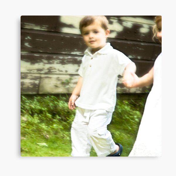white walk Canvas Print