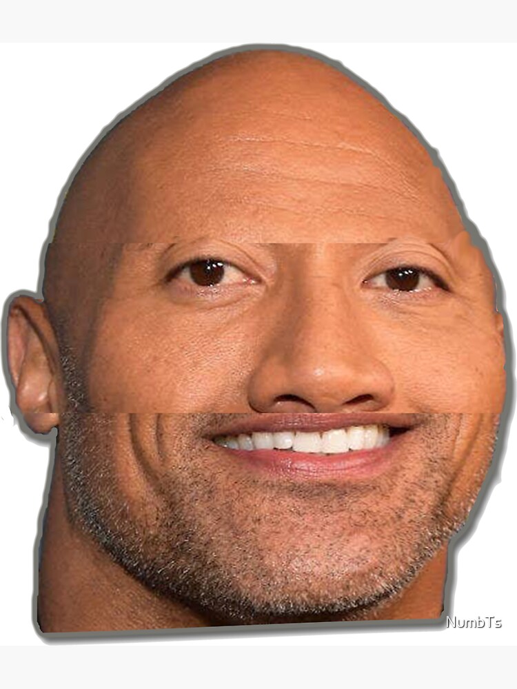 Dwayne Egg Johnson Sticker for Sale by aliyahwood