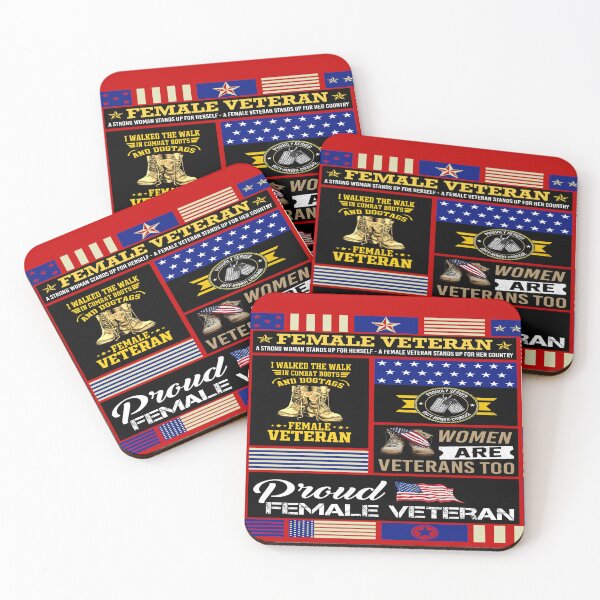 Item preview, Proud Female Veteran - Female Veteran A Strong Woman designed and sold by judysophia.