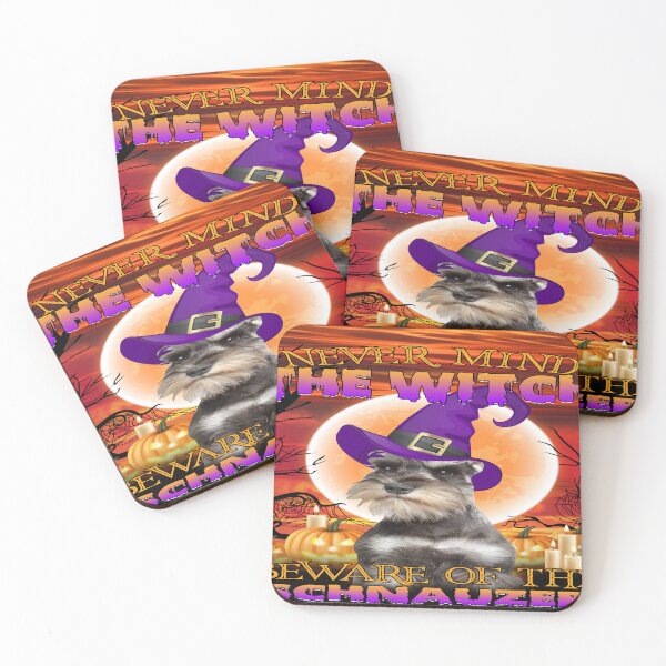 Item preview, Never Mind The Witch Beware Of The Schnauzer designed and sold by judysophia.