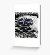 Subaru Greeting Card