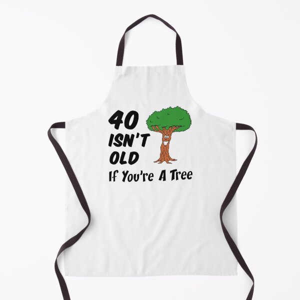 Item preview, 40 Isn't Old If You're A Tree 40th Birthday Cartoon designed and sold by jaycartoonist.