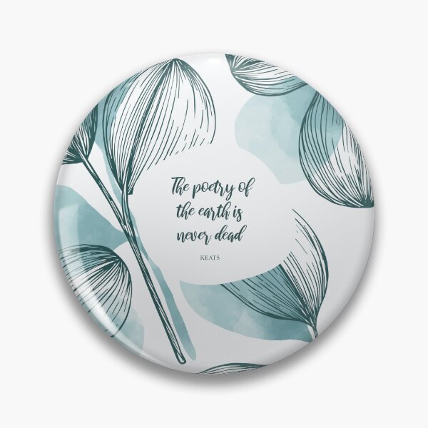 Item preview, The poetry of the earth is never dead - Keats designed and sold by StudioCitrine.