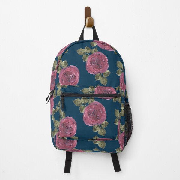 Item preview, Red Raspberry Watercolor Full Rose (Blue) designed and sold by HildegunStudio.