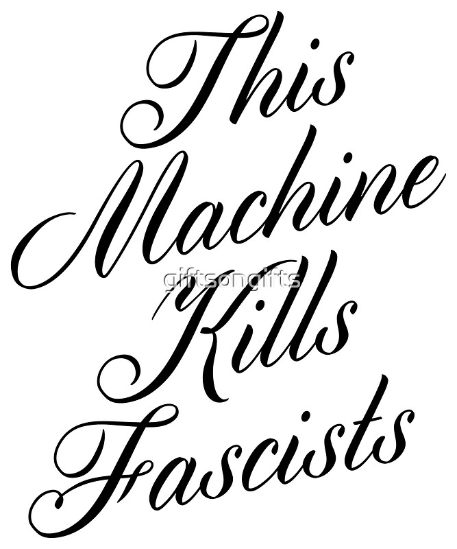 this machine kills fascists mailbox shirt