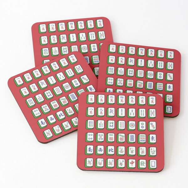 Item preview, Mahjong Game Tiles Neatly Arranged. It's Mahjong Time! designed and sold by teeworthy.