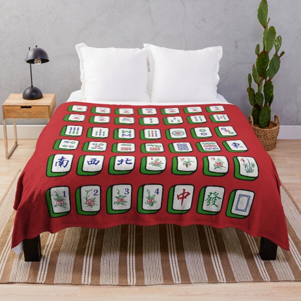 Item preview, Mahjong Game Tiles Neatly Arranged. It's Mahjong Time! designed and sold by teeworthy.