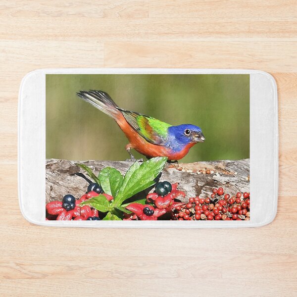 Item preview, Painted Bunting Male Bird  designed and sold by candiscamera.