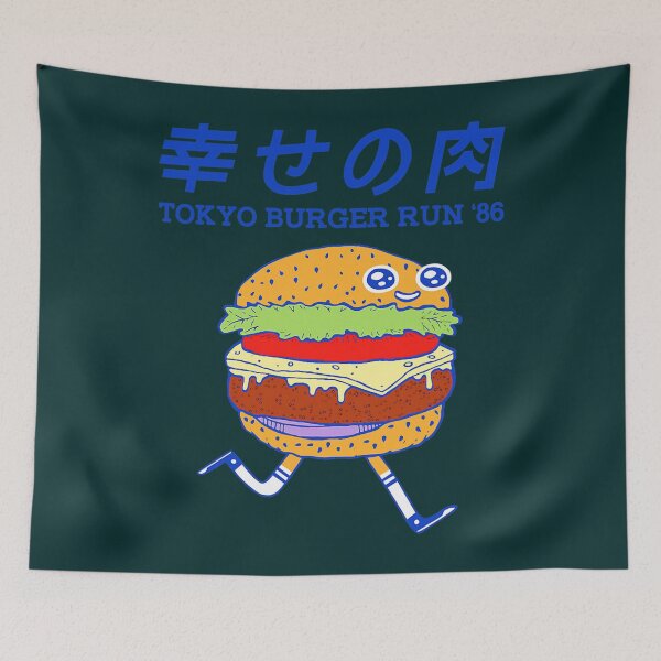 Item preview, Tokyo Burger Run, Funny Burger designed and sold by HukaBo.