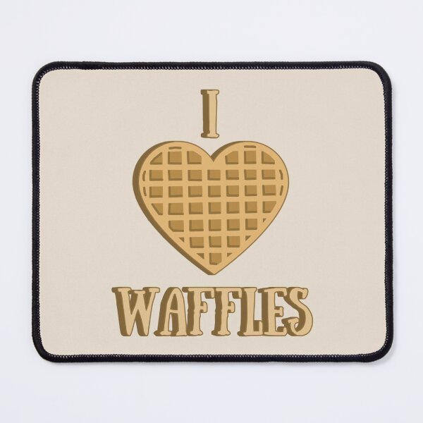 Item preview, I Heart Waffles, Fun Waffle Heart Design, Perfect For International Waffle Day designed and sold by TrulyEpoque.