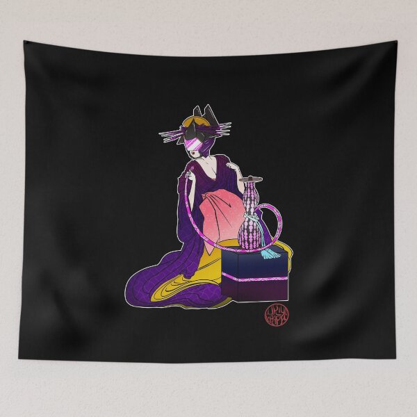 Item preview, Bijinga - Futuristic woman and shisha designed and sold by Ukiyograph.