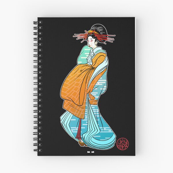 Item preview, Bijinga - robot geisha with red eyes designed and sold by Ukiyograph.